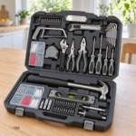The household tool kit case seen from the other side
